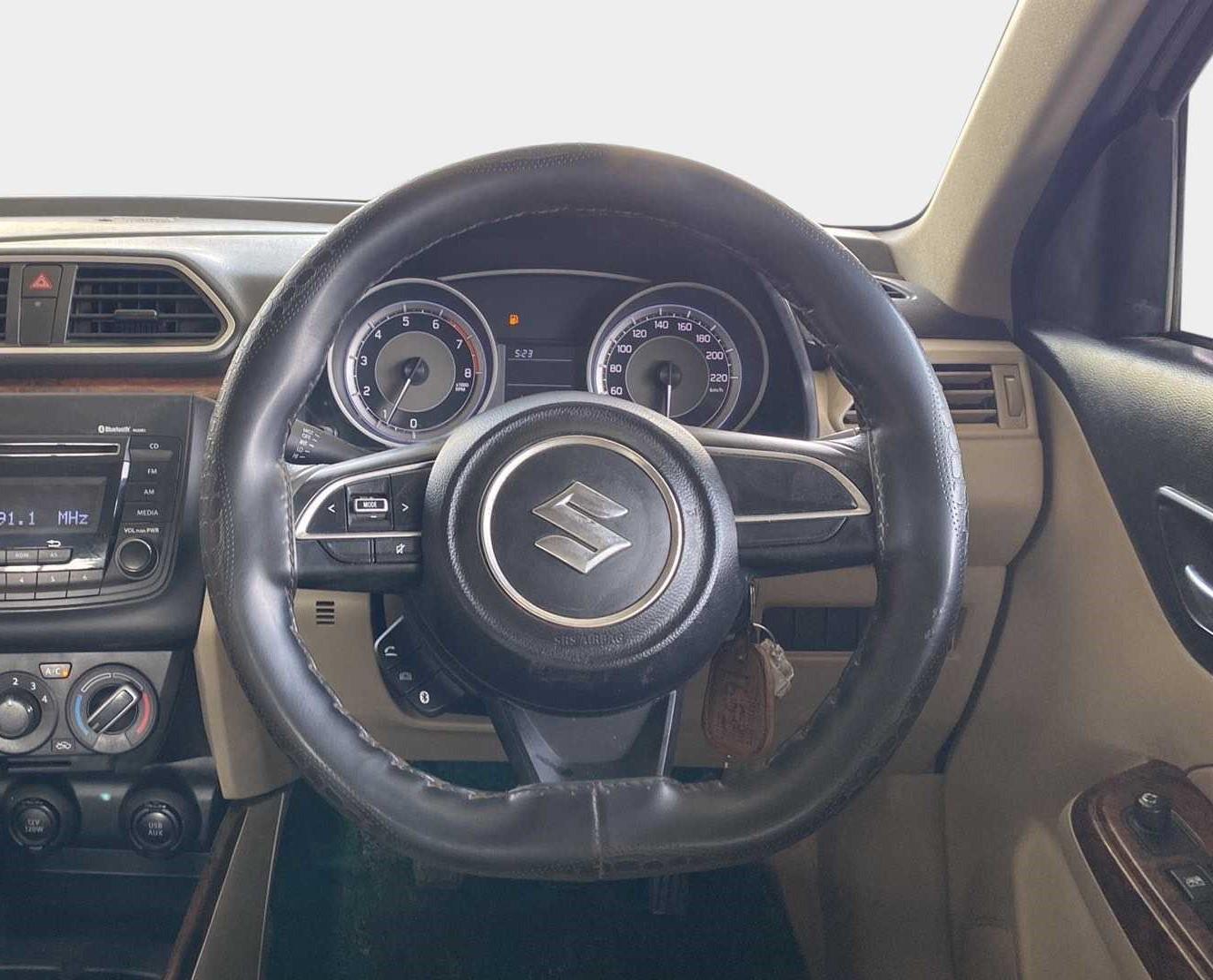 2019 Maruti Dzire VXI, Petrol, Manual, 17,671 km, Steering Wheel Close Up