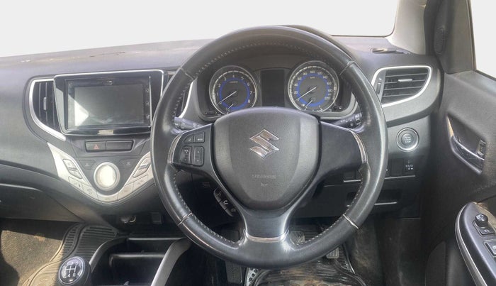 2015 Maruti Baleno ALPHA PETROL 1.2, Petrol, Manual, 64,619 km, Steering Wheel Close Up