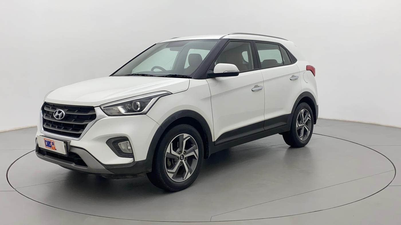 2018 Hyundai Creta SX AT 1.6 DIESEL, Diesel, Automatic, 94,599 km, Left Front Diagonal