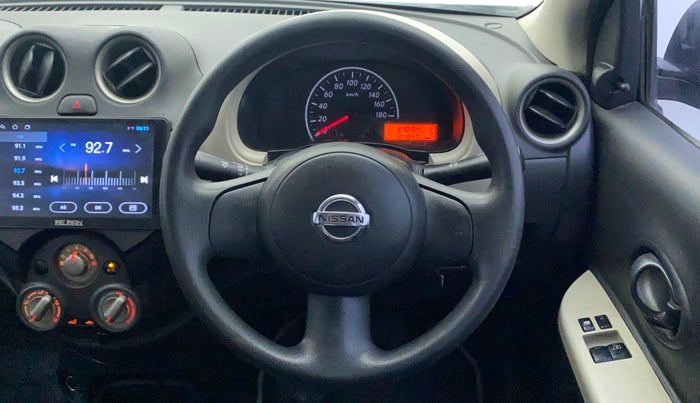 2015 Nissan Micra Active XL, Petrol, Manual, 1,02,132 km, Steering Wheel Close Up