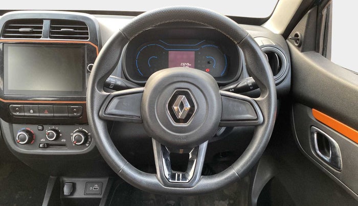 2021 Renault Kwid CLIMBER 1.0 AMT (O), Petrol, Automatic, 23,214 km, Steering Wheel Close Up