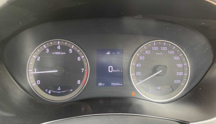 2015 Hyundai Elite i20 ASTA 1.2, Petrol, Manual, 75,292 km, Odometer Image