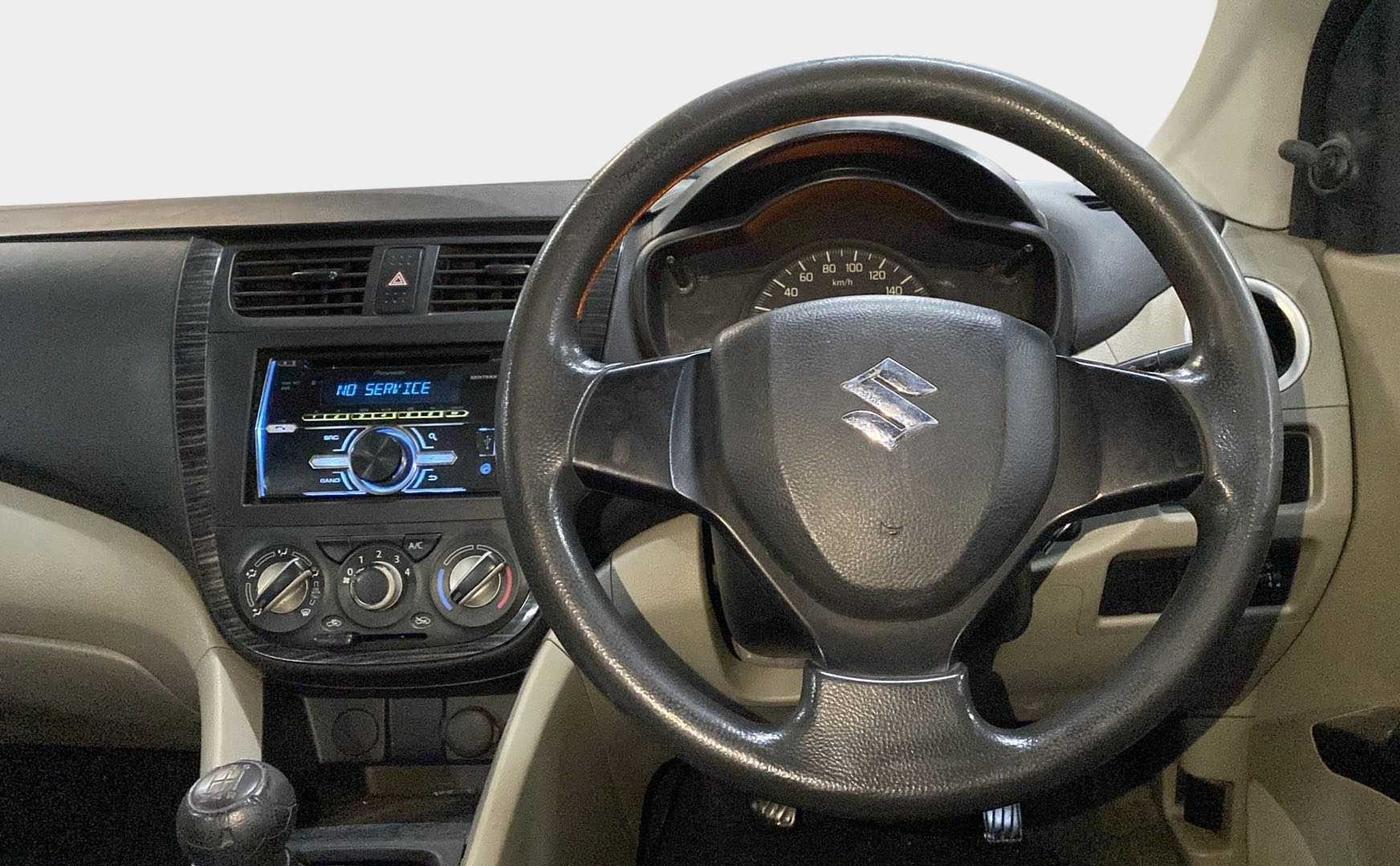 2014 Maruti Celerio VXI, Petrol, Manual, 79,528 km, Steering Wheel Close Up