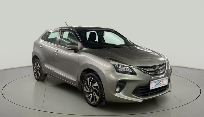 2021 Toyota Glanza V CVT, Petrol, Automatic, 9,570 km, Right Front Diagonal