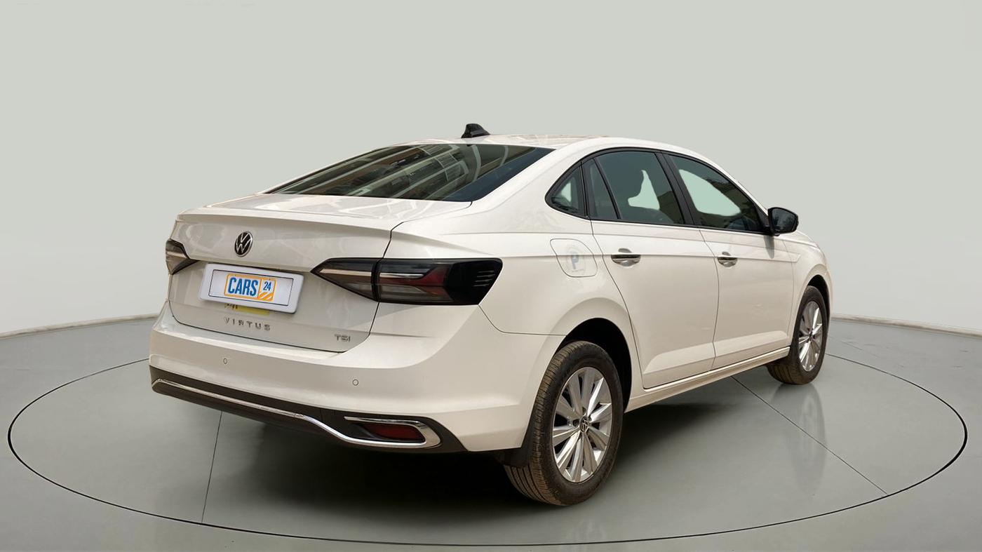 2022 Volkswagen VIRTUS HIGHLINE TSI 1.0 MT, Petrol, Manual, 24,126 km, Right Back Diagonal