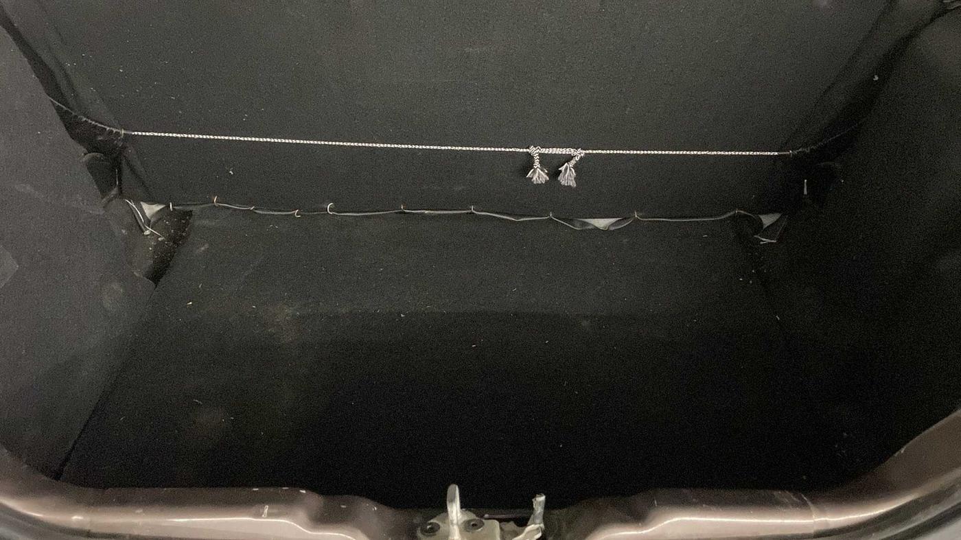 2019 Tata Tiago XZ PETROL, Petrol, Manual, 60,779 km, Boot Inside