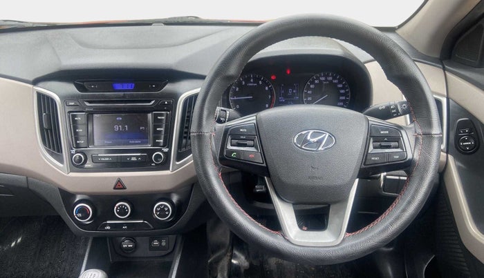 2016 Hyundai Creta E PLUS 1.6 PETROL, Petrol, Manual, 46,349 km, Steering Wheel Close Up