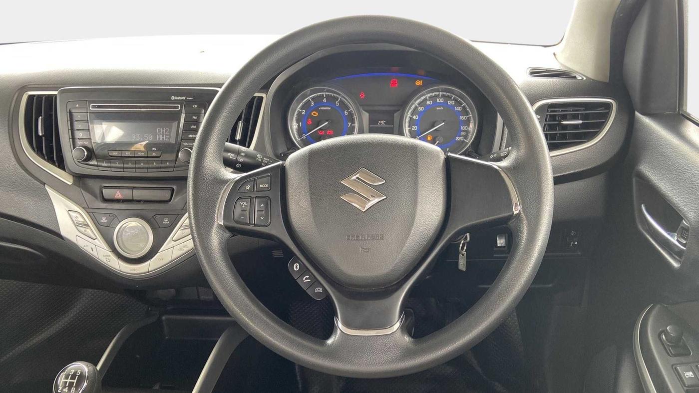 2015 Maruti Baleno DELTA PETROL 1.2, Petrol, Manual, 48,078 km, Steering Wheel Close Up
