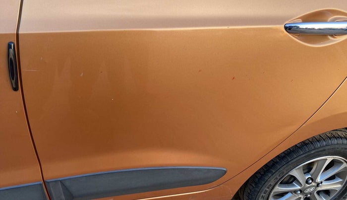 2015 Hyundai Grand i10 ASTA (O) 1.2 KAPPA VTVT, Petrol, Manual, 62,235 km, Rear left door - Slightly dented