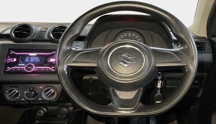 2019 Maruti Swift LXI, Petrol, Manual, 1,06,184 km, Steering Wheel Close Up