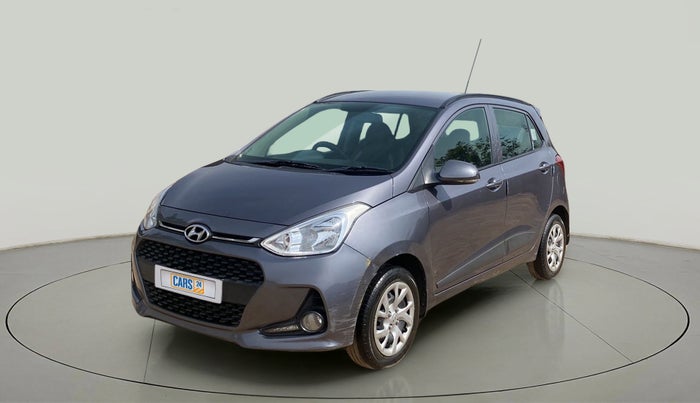 2018 Hyundai Grand i10 SPORTZ 1.2 KAPPA VTVT, Petrol, Manual, 33,243 km, Left Front Diagonal
