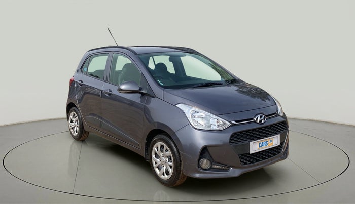 2018 Hyundai Grand i10 SPORTZ 1.2 KAPPA VTVT, Petrol, Manual, 33,243 km, Right Front Diagonal