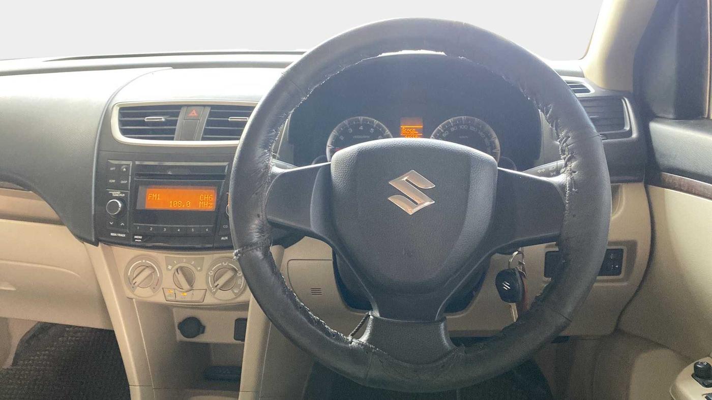 2016 Maruti Swift Dzire VXI, Petrol, Manual, 54,575 km, Steering Wheel Close Up