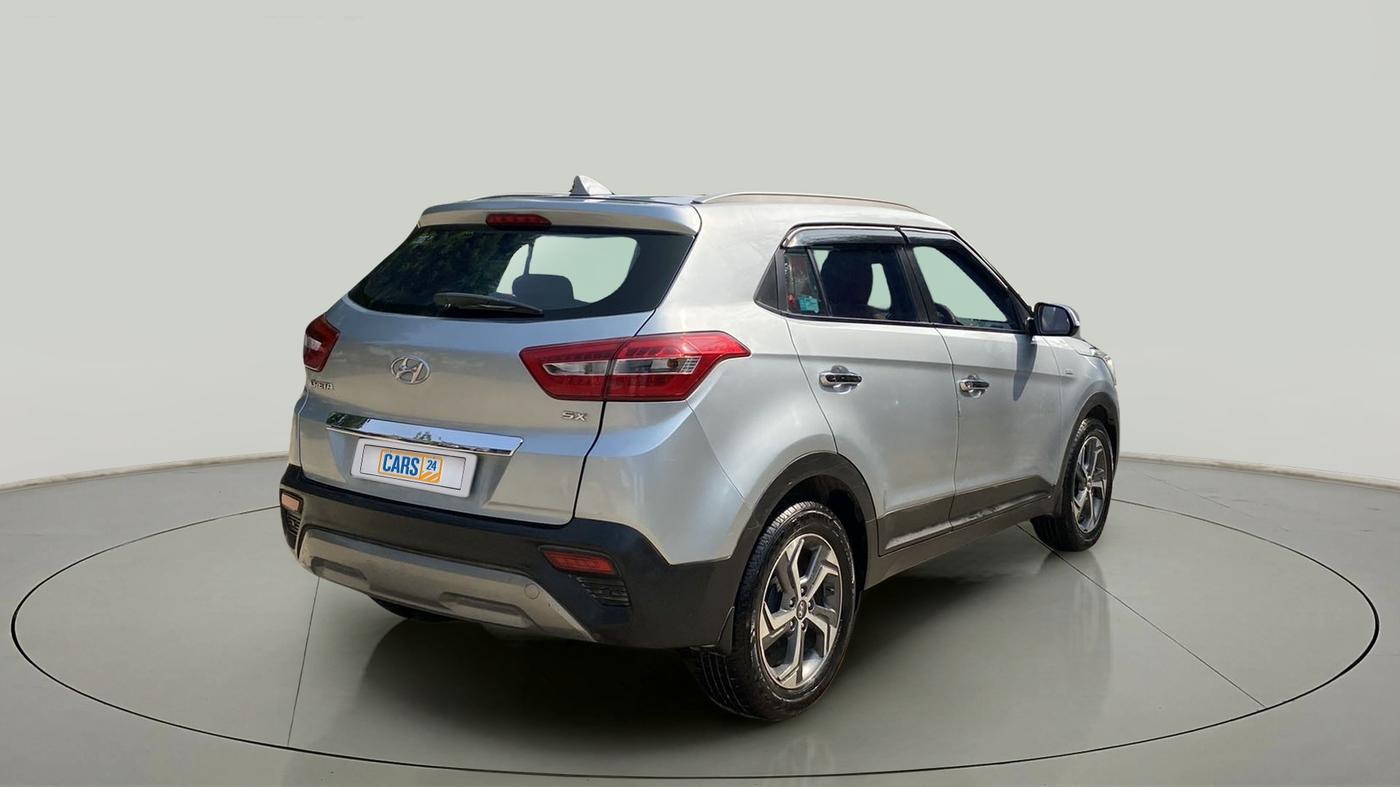 2019 Hyundai Creta SX AT 1.6 DIESEL, Diesel, Automatic, 60,455 km, Right Back Diagonal