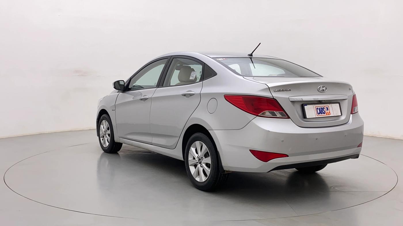 2016 Hyundai Verna FLUIDIC 4S 1.6 VTVT S AT, Petrol, Automatic, 62,295 km, Left Back Diagonal