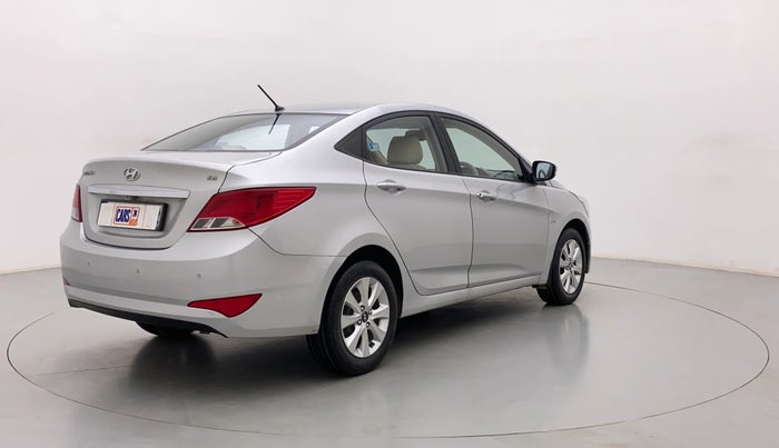 2016 Hyundai Verna FLUIDIC 4S 1.6 VTVT S AT, Petrol, Automatic, 62,295 km, Right Back Diagonal