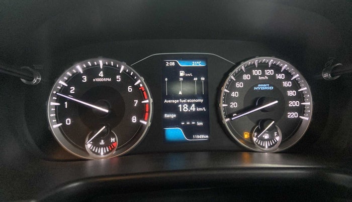2023 Maruti BREZZA ZXI SMART HYBRID , Petrol, Manual, 12,237 km, Odometer Image