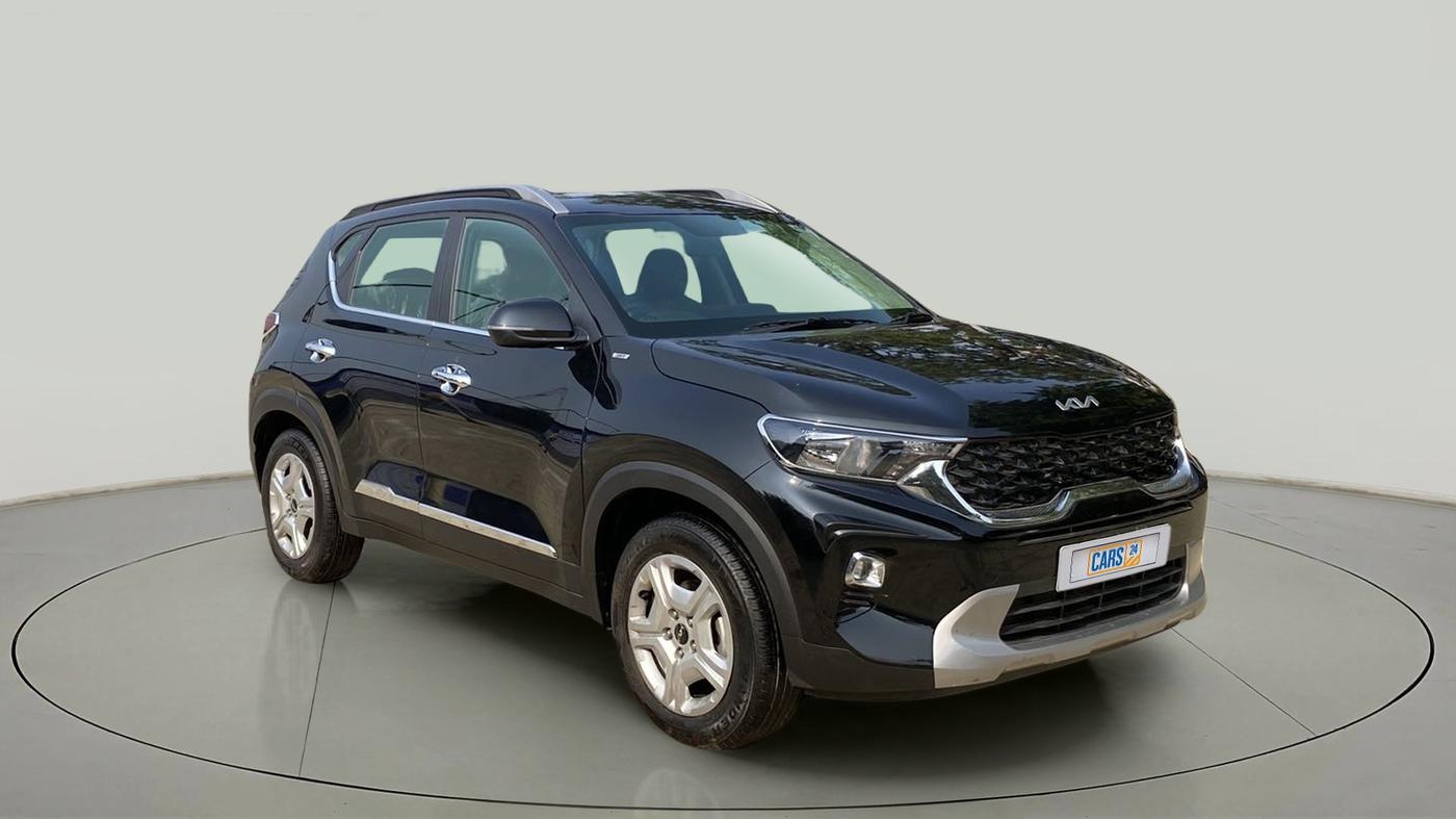 2022 KIA SONET HTK PLUS 1.0 IMT, Petrol, Manual, 4,771 km, Right Front Diagonal