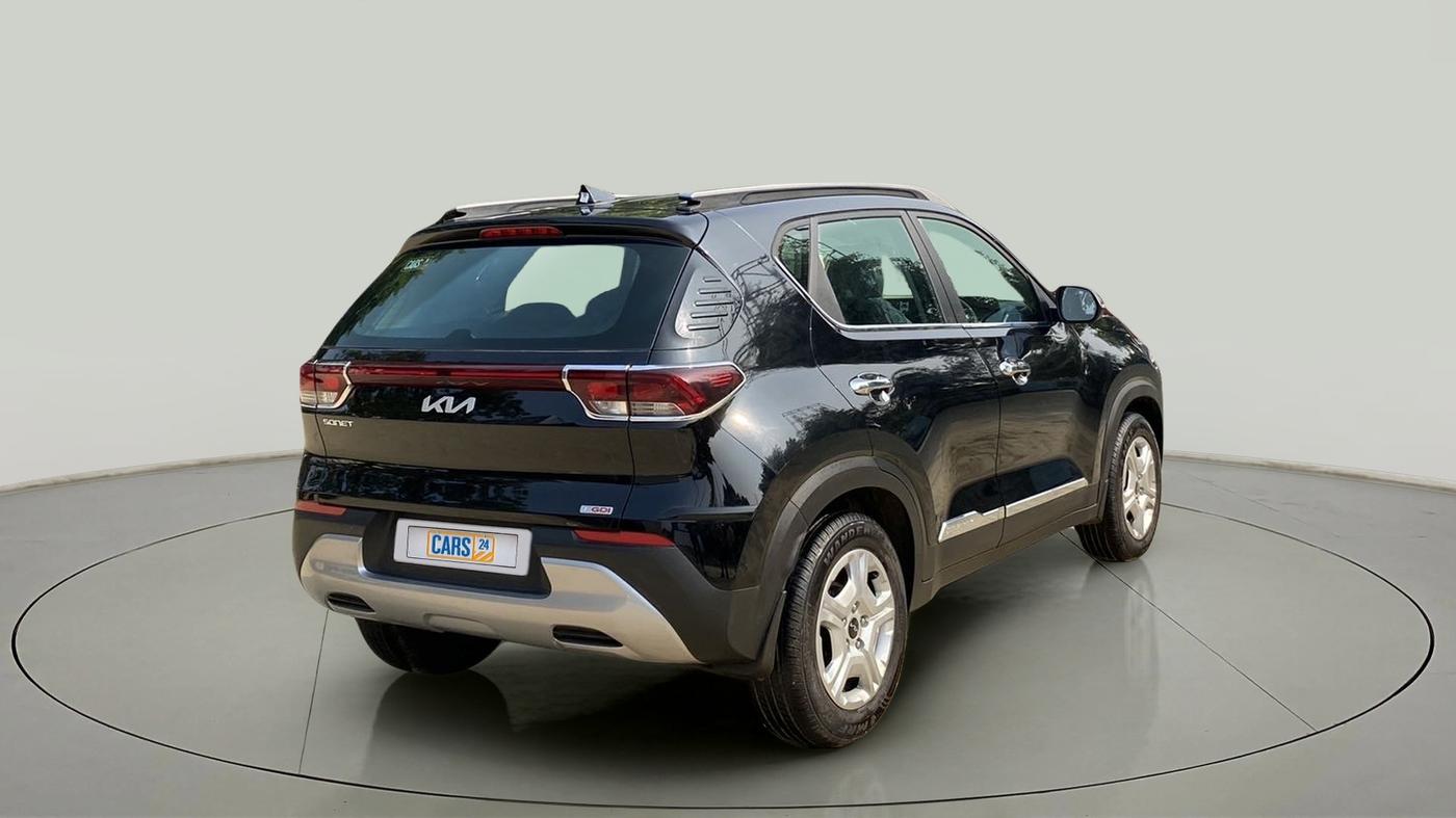 2022 KIA SONET HTK PLUS 1.0 IMT, Petrol, Manual, 4,771 km, Right Back Diagonal
