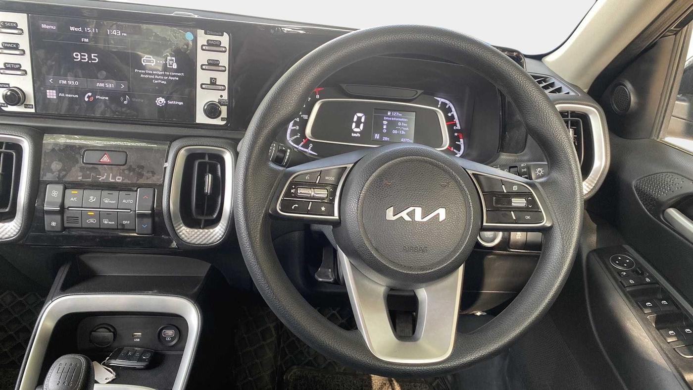 2022 KIA SONET HTK PLUS 1.0 IMT, Petrol, Manual, 4,771 km, Steering Wheel Close Up