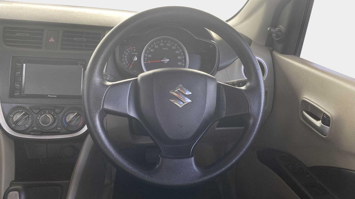 2015 Maruti Celerio VXI AMT, Petrol, Automatic, 99,277 km, Steering Wheel Close Up