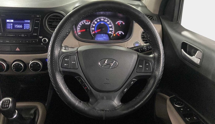 2016 Hyundai Grand i10 ASTA (O) 1.2 KAPPA VTVT, Petrol, Manual, 62,064 km, Steering Wheel Close Up