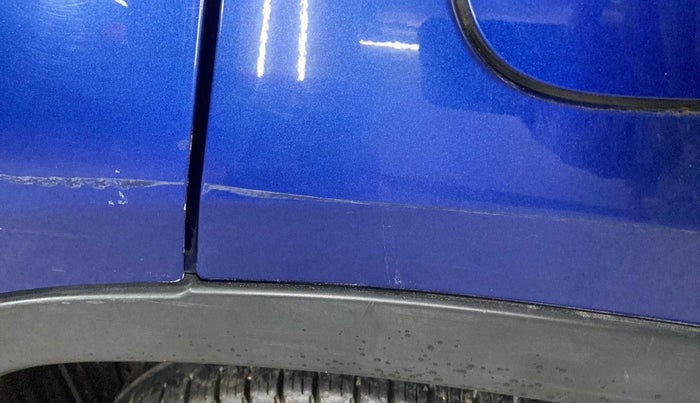 2021 Maruti Vitara Brezza LXI, Petrol, Manual, 34,762 km, Left quarter panel - > 4 inch scratches + Count of scratches >3
