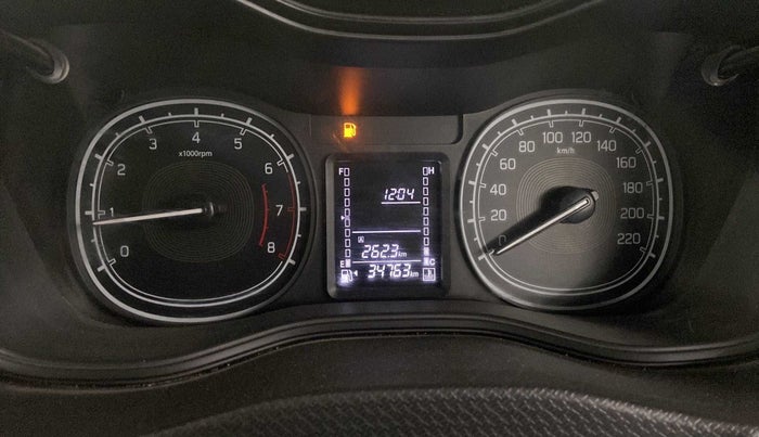 2021 Maruti Vitara Brezza LXI, Petrol, Manual, 34,762 km, Odometer Image