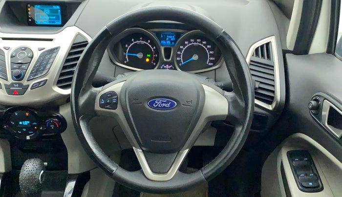 2015 Ford Ecosport TITANIUM 1.5L PETROL AT, Petrol, Automatic, 56,230 km, Steering Wheel Close Up