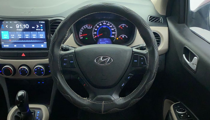 2016 Hyundai Grand i10 ASTA (O) AT 1.2 KAPPA VTVT, Petrol, Automatic, 86,254 km, Steering Wheel Close Up