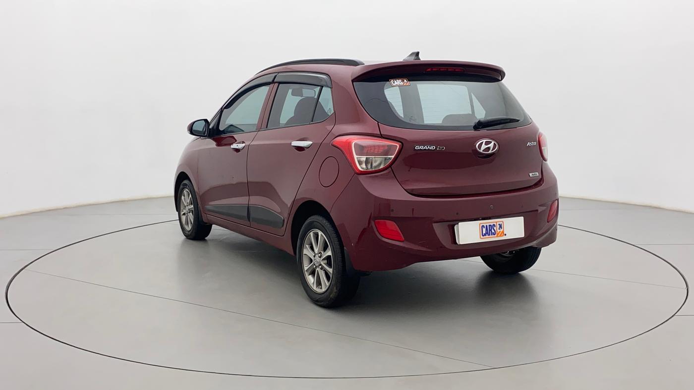 2016 Hyundai Grand i10 ASTA (O) AT 1.2 KAPPA VTVT, Petrol, Automatic, 86,254 km, Left Back Diagonal