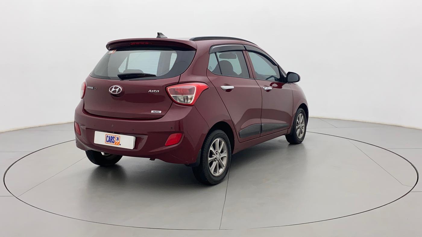 2016 Hyundai Grand i10 ASTA (O) AT 1.2 KAPPA VTVT, Petrol, Automatic, 86,254 km, Right Back Diagonal