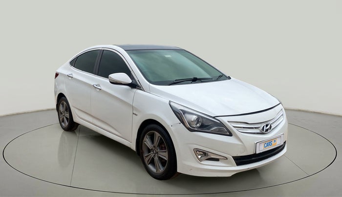 2015 Hyundai Verna FLUIDIC 4S 1.6 VTVT S(O), Petrol, Manual, 79,281 km, Right Front Diagonal