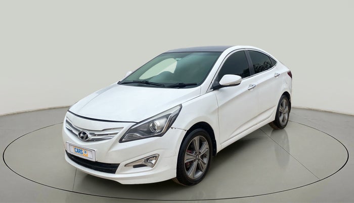 2015 Hyundai Verna FLUIDIC 4S 1.6 VTVT S(O), Petrol, Manual, 79,281 km, Left Front Diagonal