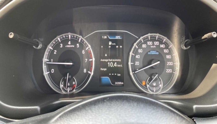 2022 Maruti BREZZA ZXI SMART HYBRID DUAL TONE, Petrol, Manual, 24,262 km, Odometer Image