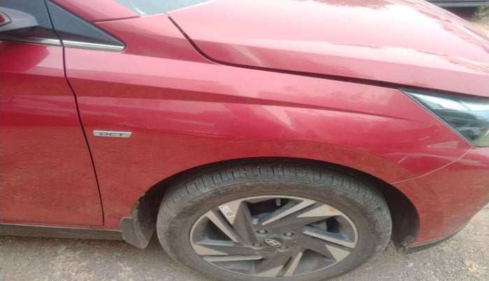 2022 Hyundai NEW I20 ASTA (O) 1.0 TURBO GDI DCT, Petrol, Automatic, 10,566 km, Right fender - Minor scratches