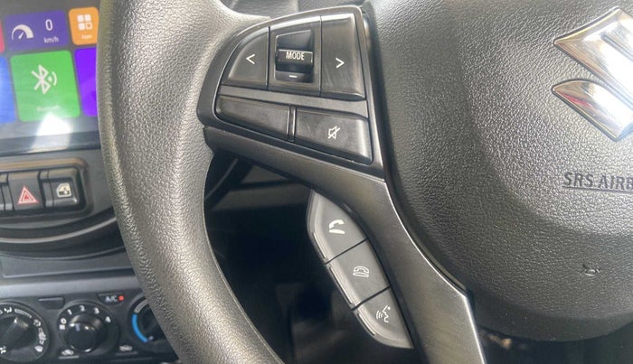2023 Maruti S PRESSO VXI+, Petrol, Manual, 2,608 km, Steering wheel - Phone control not functional