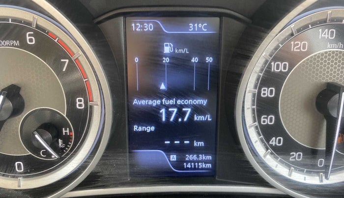 2022 Maruti Dzire ZXI Plus, Petrol, Manual, 14,111 km, Odometer Image