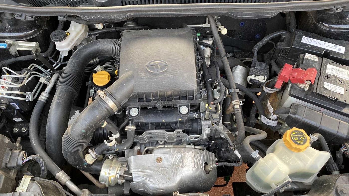 2022 Tata NEXON XZ PLUS (O) PETROL DARK EDITION, Petrol, Manual, 21,896 km, Open Bonet