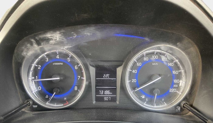 2017 Maruti Baleno DELTA PETROL 1.2, Petrol, Manual, 73,164 km, Odometer Image