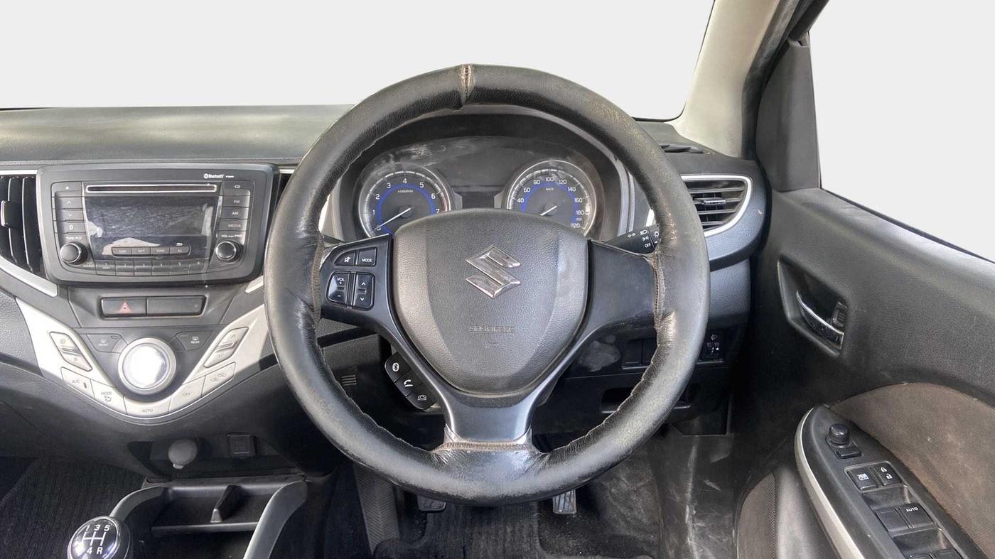 2017 Maruti Baleno DELTA PETROL 1.2, Petrol, Manual, 73,164 km, Steering Wheel Close Up