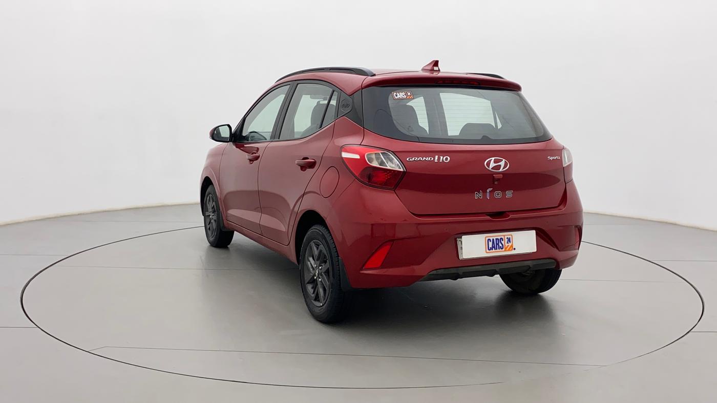 2020 Hyundai GRAND I10 NIOS SPORTZ 1.2 KAPPA VTVT, Petrol, Manual, 77,476 km, Left Back Diagonal