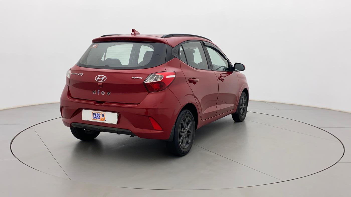 2020 Hyundai GRAND I10 NIOS SPORTZ 1.2 KAPPA VTVT, Petrol, Manual, 77,476 km, Right Back Diagonal