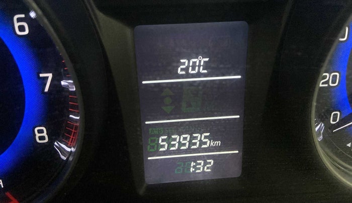 2017 Maruti Baleno DELTA PETROL 1.2, Petrol, Manual, 53,916 km, Odometer Image