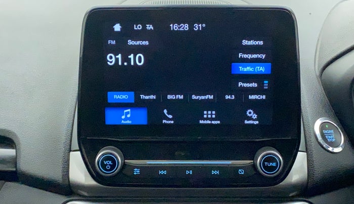 2019 Ford Ecosport TITANIUM + 1.5L DIESEL, Diesel, Manual, 49,091 km, Infotainment System