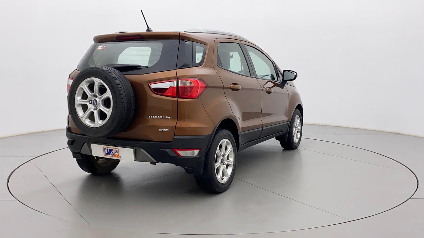 2019 Ford Ecosport TITANIUM + 1.5L DIESEL, Diesel, Manual, 49,091 km, Right Back Diagonal