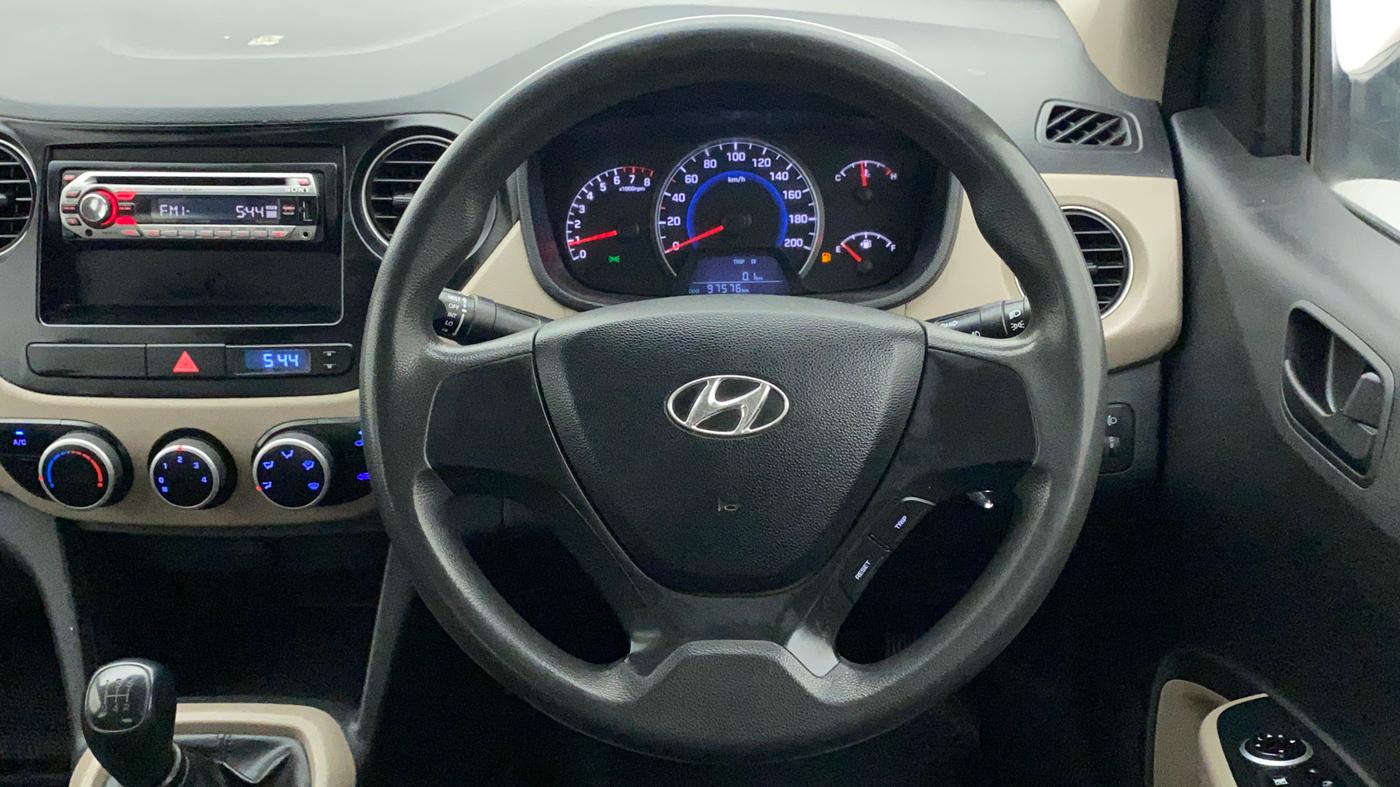 2014 Hyundai Grand i10 MAGNA 1.2 KAPPA VTVT, Petrol, Manual, 97,626 km, Steering Wheel Close Up