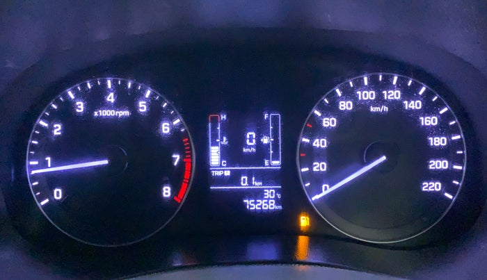 2016 Hyundai Creta SX PLUS 1.6 PETROL, Petrol, Manual, 75,458 km, Odometer Image