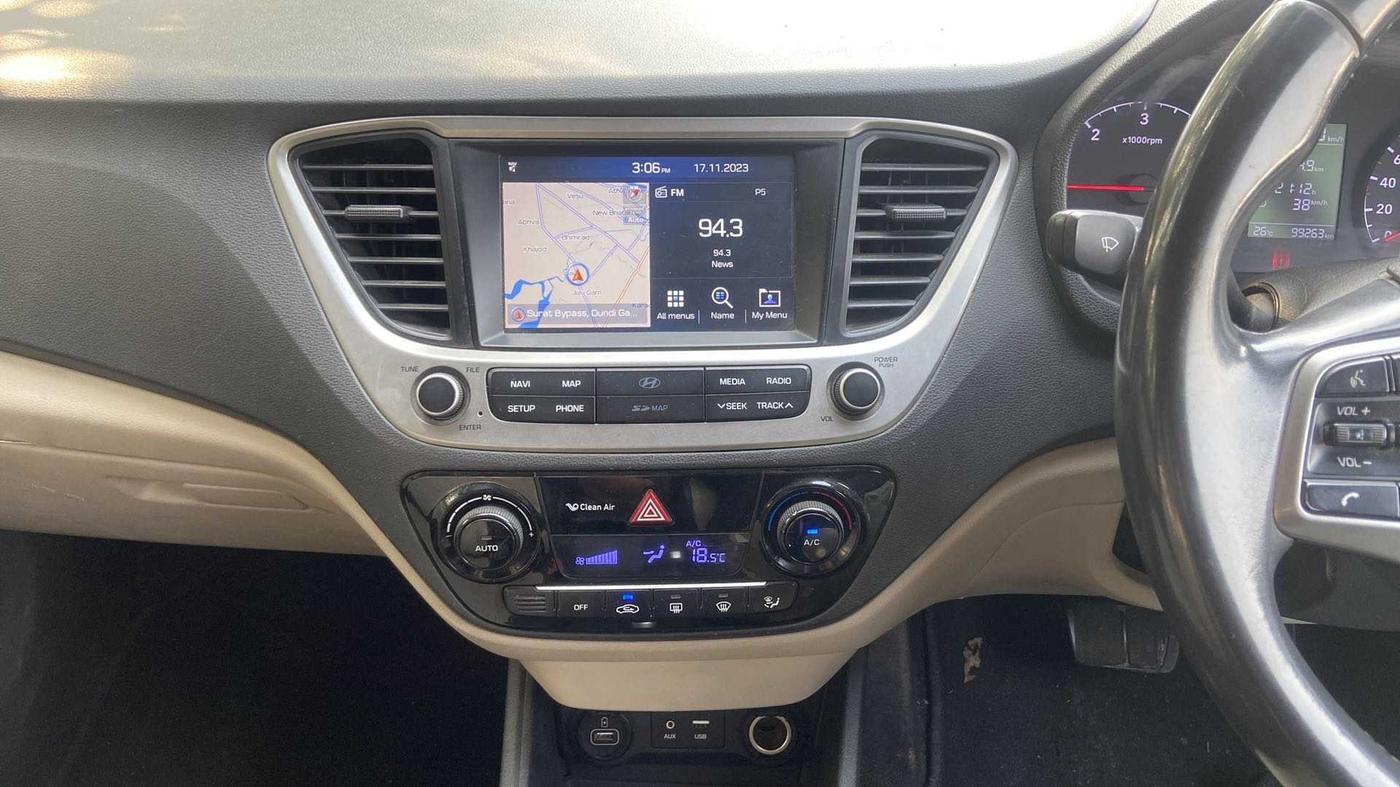 2018 Hyundai Verna 1.6 CRDI SX + AT, Diesel, Automatic, 99,492 km, Air Conditioner