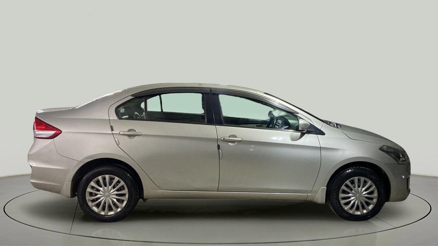 2017 Maruti Ciaz DELTA 1.4 MT PETROL, Petrol, Manual, 54,531 km, Right Side View